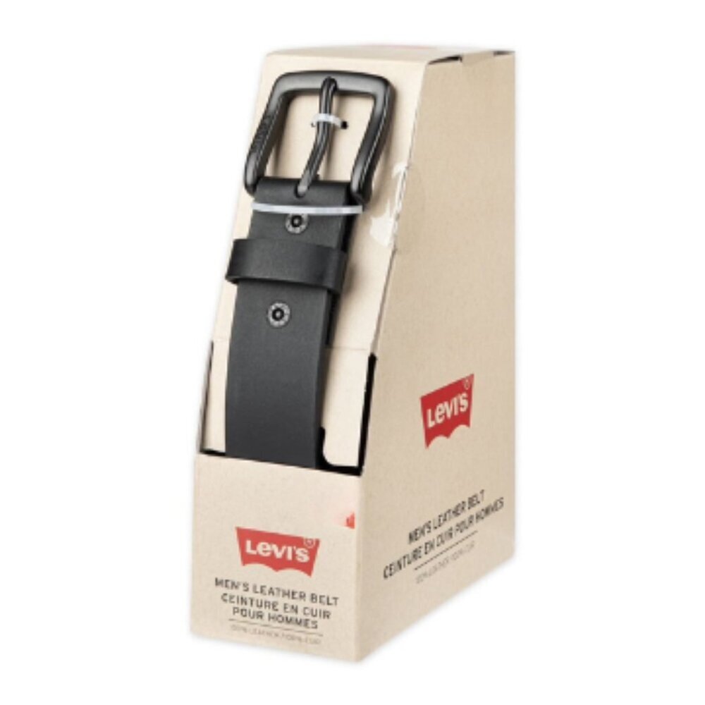 Men's Levi's® 38mm Beveled Edge Casual Leather Belt Color Black Size XL